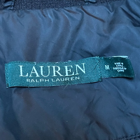 Ralph Lauren Womens Quilted Coat Jacket Black Size Medium - Picture 5 of 11